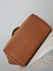 YSL Y Small Tote In Leather Brown - 29x24x16.5cm - 4