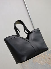 YSL Y Small Tote In Leather Black - 29x24x16.5cm - 6