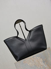 YSL Y Small Tote In Leather Black - 29x24x16.5cm - 4