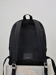YSL City Backpack In Nylon In Black - 42x32x14cm - 6