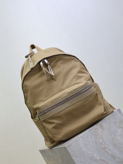 YSL City Backpack In Nylon In Beige - 42x32x14cm - 2