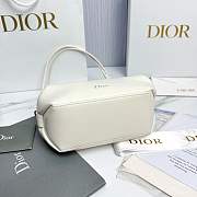 Dior Bow Pouch White Supple Lambskin - 20x11x8cm - 2
