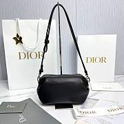 Dior Bow Pouch Black Supple Lambskin - 20x11x8cm - 4