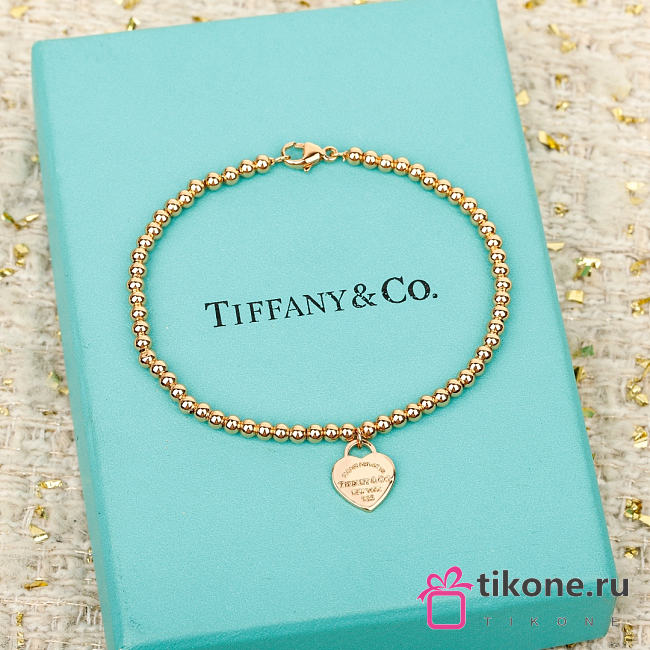 Return to Tiffany Full Heart Bracelet in Rose Gold - 1