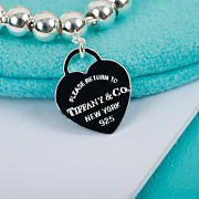 Return to Tiffany Blue Heart Tag Bead Bracelet in Silver - 4