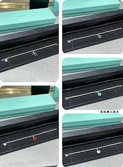 Return to Tiffany Pink Heart Tag Bead Bracelet in Silver - 2