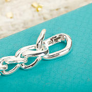 Tiffany Forge Medium Link Bracelet in Blackened Sterling Silver - 5