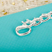 Tiffany Forge Medium Link Bracelet in Blackened Sterling Silver - 2