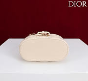Dior Mini Vanity Beige Cannage Lambskin  - 6