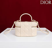 Dior Mini Vanity Beige Cannage Lambskin  - 3