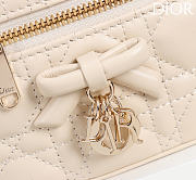 Dior Mini Vanity Beige Cannage Lambskin  - 2