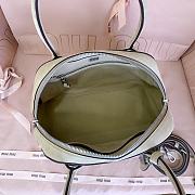 Miumiu Vivant Suede Bag White 5BB199 - 32x19.5x11cm - 3