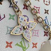 LVxTM Pouch Metis Belt Multicolor/White M4625Z - 13.5x8cm - 6