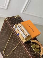 LVxTM Pouch Metis Belt Multicolor/White M4625Z - 13.5x8cm - 4