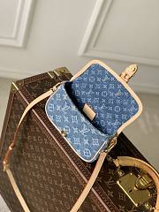 LV Nano Diane Monogram Denim Blue M27700 - 19x10.5x6cm - 5