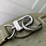 LV Speedy 18 Bandouliere Ostrich Leather Khaki Green N89151 - 18x12x10cm - 5