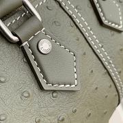 LV Speedy 18 Bandouliere Ostrich Leather Khaki Green N89151 - 18x12x10cm - 2