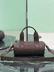 Prada Route Medium Leather Top-Handle Bag Brown 1BB161 - 29x12x12cm - 4