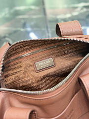 Prada Route Medium Leather Top-Handle Bag Brown 1BB161 - 29x12x12cm - 2