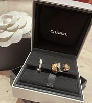Chanel Coco Crush Earrings Yellow Gold & White Gold J11191 - 4