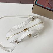 Loro Piana Small Needle Bag Calfskin White - 31x15x16cm - 5