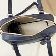Loro Piana Small Needle Bag Calfskin Navy - 31x15x16cm - 6