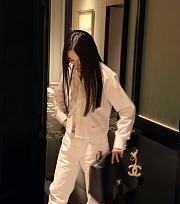 Chanel Mini Bag Charm Lambskin Dark Burgundy/Beige  - 5