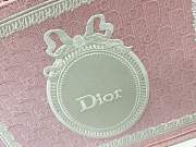 Dioramour Medium Dior Book Tote with Strap Soupir Pink Dior Oblique Embroidery with White Lace and Dior Medaillon - 36x27.5x16.5cm - 4