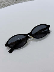 DiorTreasure R1F Black Oval Sunglasses - 6