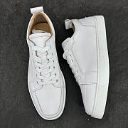 Christian Louboutin Rantulow Sneakers Grained Calf Leather Latte Men - 4