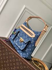 LV Baggy Monogram Denim Blue M27329 - 30x22x13cm - 5