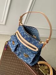 LV Baggy Monogram Denim Blue M27329 - 30x22x13cm - 2