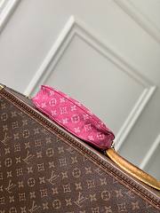 LV Pochette Valley Monogram Denim Fuchsia M28327 - 21x15x7cm  - 3