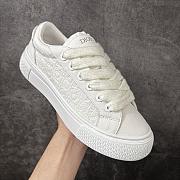 Dior B33 Spin Sneaker White Grained Calfskin and White Dior Gravity Leather - 5