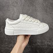 Dior B33 Spin Sneaker White Grained Calfskin and White Dior Gravity Leather - 4