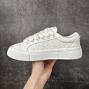 Dior B33 Spin Sneaker White Grained Calfskin and White Dior Gravity Leather - 2