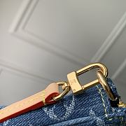 LV Pochette Accessoire Cargo Monogram Denim Blue M27602 - 23.5x14x3cm - 6