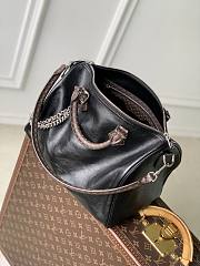 LV Vibe Speedy Soft 30 Cowhide Monogram Canvas Trim Black M29419 - 30x21x17cm - 6