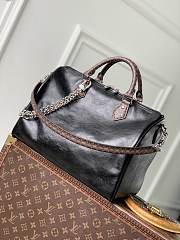 LV Vibe Speedy Soft 30 Cowhide Monogram Canvas Trim Black M29419 - 30x21x17cm - 4