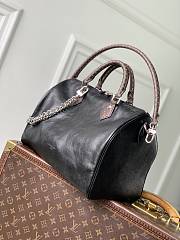 LV Vibe Speedy Soft 30 Cowhide Monogram Canvas Trim Black M29419 - 30x21x17cm - 3