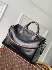 LV Vibe Speedy Soft 30 Cowhide Monogram Canvas Trim Black M29419 - 30x21x17cm - 2