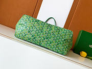 Goyardine Canvas Saint Louis GM Bag Meadow Green - 40x20x32cm - 4