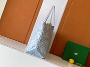 Goyardine Canvas Saint Louis GM Bag Polar Blue - 40x20x32cm - 5