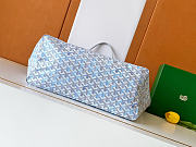 Goyardine Canvas Saint Louis GM Bag Polar Blue - 40x20x32cm - 2