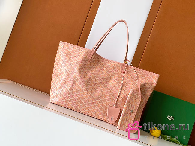 Goyardine Canvas Saint Louis GM Bag Powder Pink - 40x20x32cm - 1
