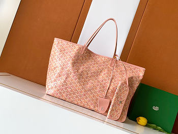 Goyardine Canvas Saint Louis GM Bag Powder Pink - 40x20x32cm