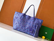 Goyardine Canvas Saint Louis GM Bag Blueberry Violet - 40x20x32cm - 1