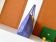Goyardine Canvas Saint Louis GM Bag Blueberry Violet - 40x20x32cm - 5