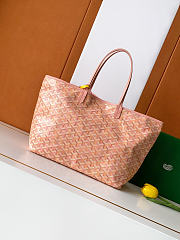 Goyardine Canvas Anjou PM Bag Powder Pink - 33x14.5x28cm - 6