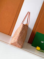 Goyardine Canvas Anjou PM Bag Powder Pink - 33x14.5x28cm - 5